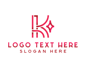 Corporation - Generic Company Letter K logo design