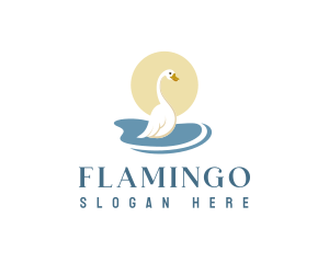 Poultry - Goose Duck Pond logo design