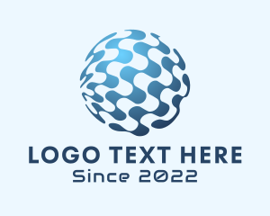 Digital Business Globe logo design