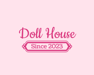 Doll - Fancy Girly Wordmark logo design