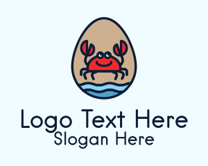Sea Crab Egg Logo
