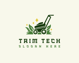 Lawn Mower Garden logo design