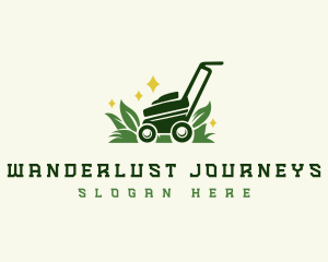 Planting - Lawn Mower Garden logo design