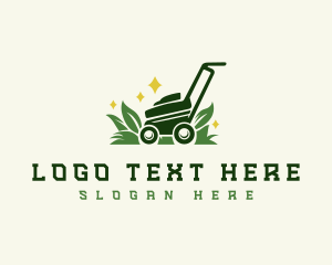Greenery - Lawn Mower Garden logo design