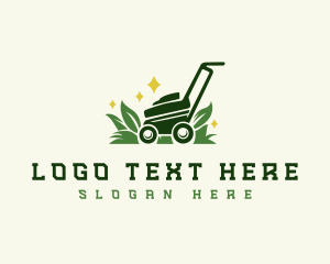 Lawn Mower Garden Logo