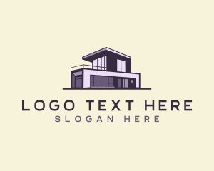 Broker - Modern House Architecture logo design