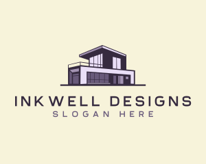 House - Modern House Architecture logo design