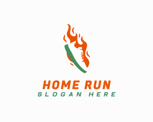 Flame Sneakers Shop logo design