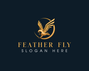 Flying Owl Wings logo design