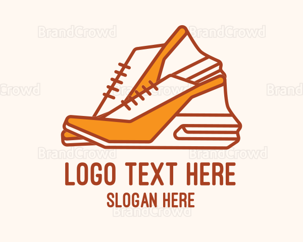 Cute Women Shoes Logo