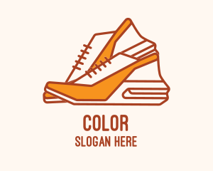 Sneakers - Cute Women Shoes logo design