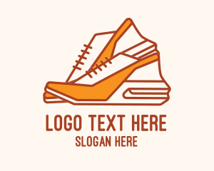 Cute Women Shoes Logo