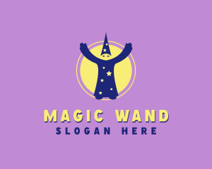  Sorcery Wizard Man logo design