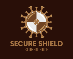 Antivirus - Covid Virus Shield logo design