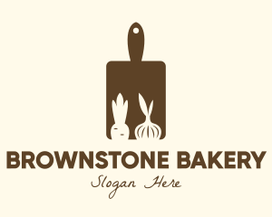 Brown - Brown Vegetable Kitchen Board logo design