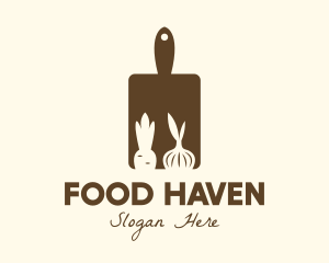 Canteen - Brown Vegetable Kitchen Board logo design