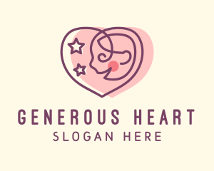 Child Heart Daycare logo design