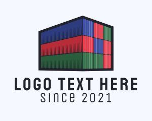 Warehouse - Cargo Container Storage Facility logo design