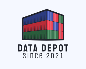 Repository - Cargo Container Storage Facility logo design