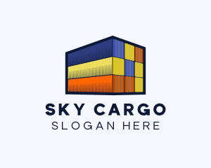 Cargo Imports Container  logo design