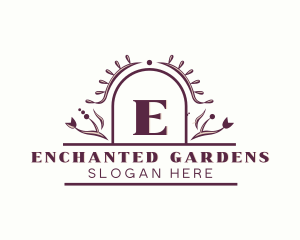 Floral Garden Wedding logo design