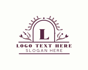 Salon - Floral Garden Wedding logo design