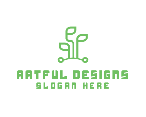 Digital Plant Tech logo design