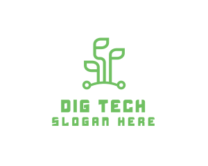 Digital Plant Tech logo design