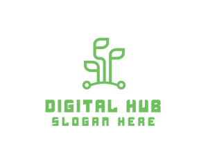 Digital Plant Tech logo design