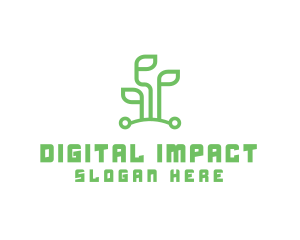 Digital Plant Tech logo design