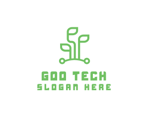 Digital Plant Tech logo design