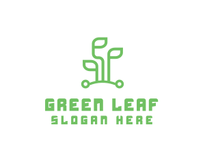 Plant - Digital Plant Tech logo design