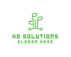 Digital Plant Tech logo design