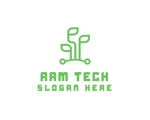 Digital Plant Tech logo design