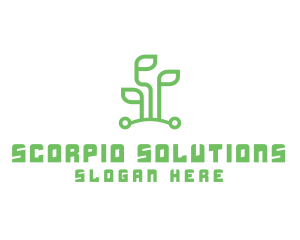 Digital Plant Tech logo design