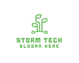 Digital Plant Tech logo design