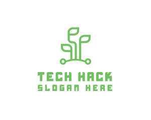 Digital Plant Tech logo design