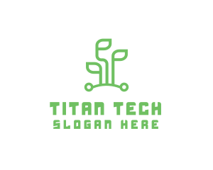 Digital Plant Tech logo design