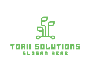 Digital Plant Tech logo design