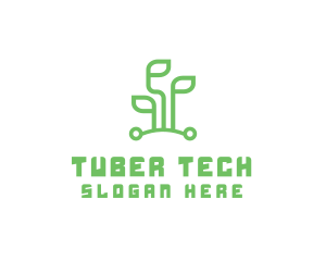 Digital Plant Tech logo design