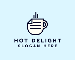 Hot Paper Cup News logo design