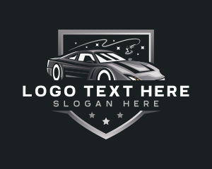 Pick Up Truck - Car Detailing Polisher logo design