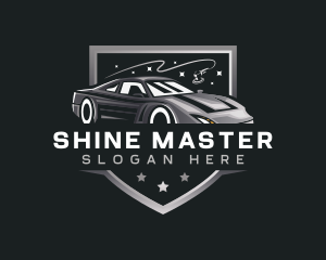 Polishing - Car Detailing Polisher logo design
