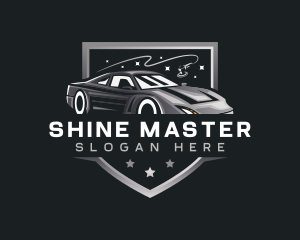 Buffing - Car Detailing Polisher logo design