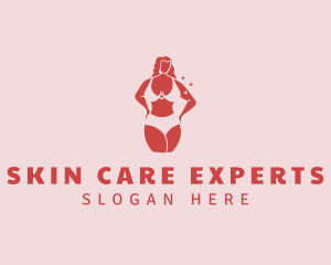 Bikini Lingerie Woman Body logo design