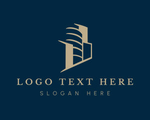 Architecture - Upscale Condominium Property logo design