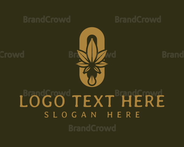 Premium Marijuana Leaf Logo