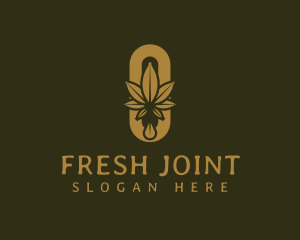 Joint - Premium Marijuana Leaf logo design