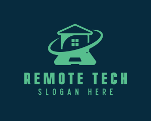 Remote - Laptop Home Office logo design