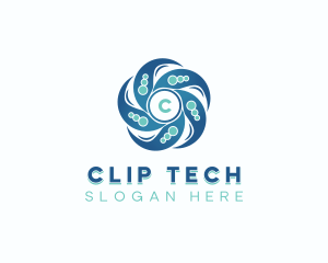 Tech Software Cyber logo design